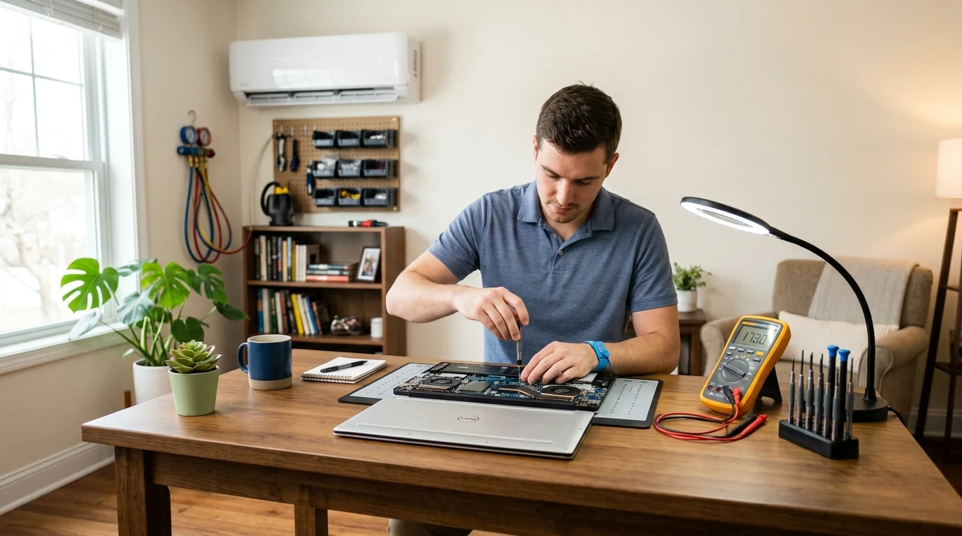 Cómo iniciar un negocio de reparación técnica desde casa: Guía 2026