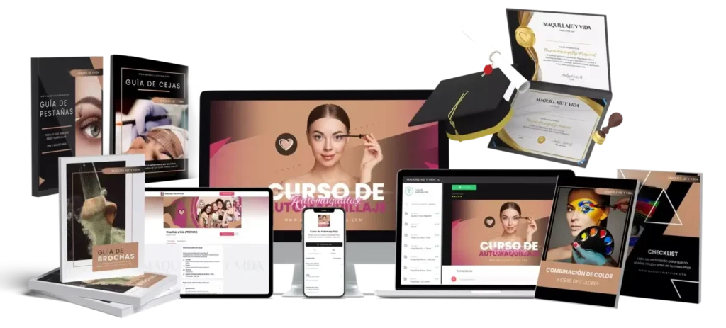 Curso de Automaquillaje Avanzado para resaltar sus facciones de forma profesional.